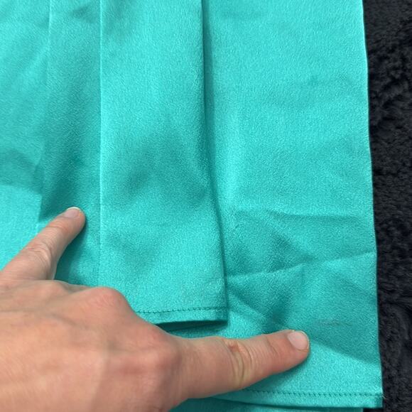 The Wolf Gang Halter Slip Dress Oahu Blue Green Size XS - Picture 11 of 12